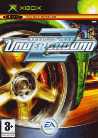 Need for Speed Underground 2 PAL Xbox PAL box art